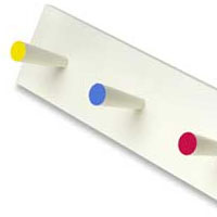 Coloured Peg Holder